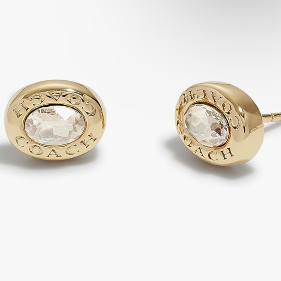Coach women’s signature stud earrings. New with tags. - Picture 1 of 3